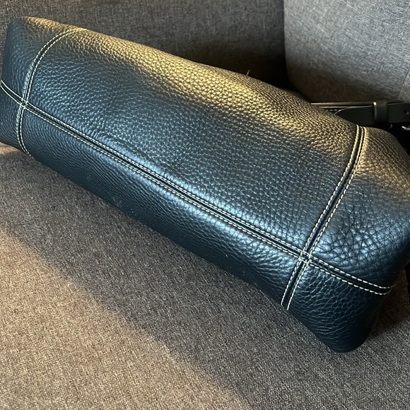 DOONEY BOURKE BLACK PEBBLED LEATHER HOBO - Picture 11 of 16